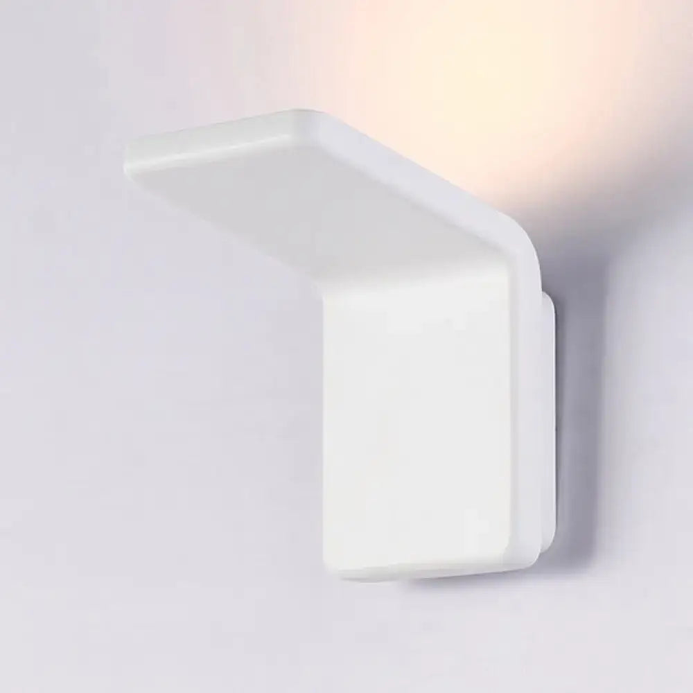 Black White Slatted Wall Lamp