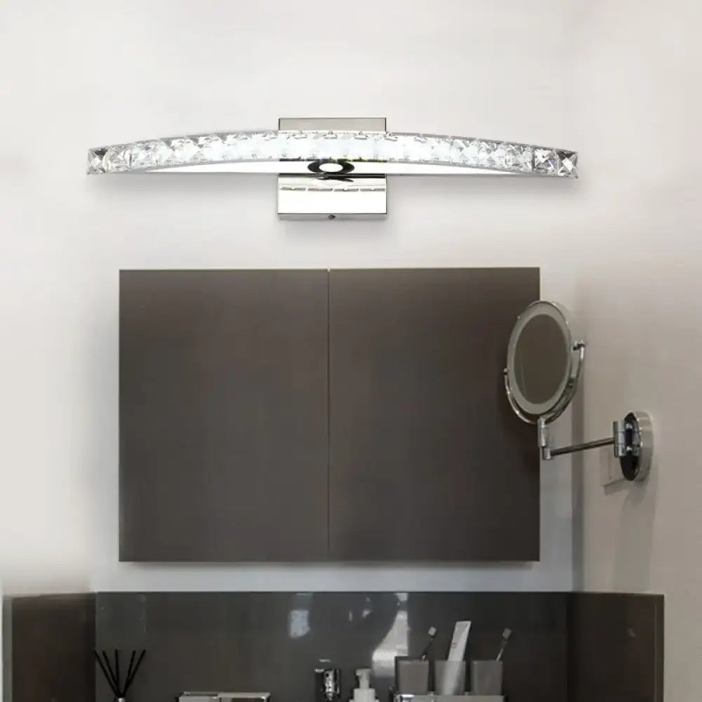 Silver Bow Vanity Sconce