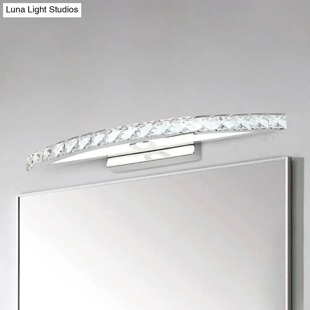 Silver Bow Vanity Sconce