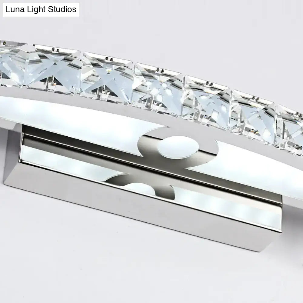Silver Bow Vanity Sconce