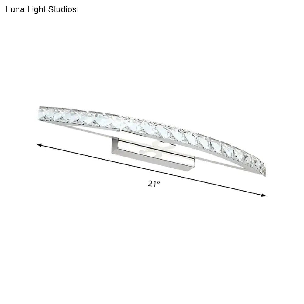 Silver Bow Vanity Sconce