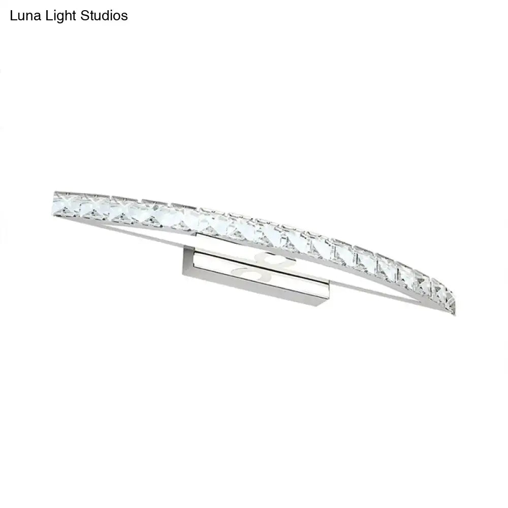 Silver Bow Vanity Sconce
