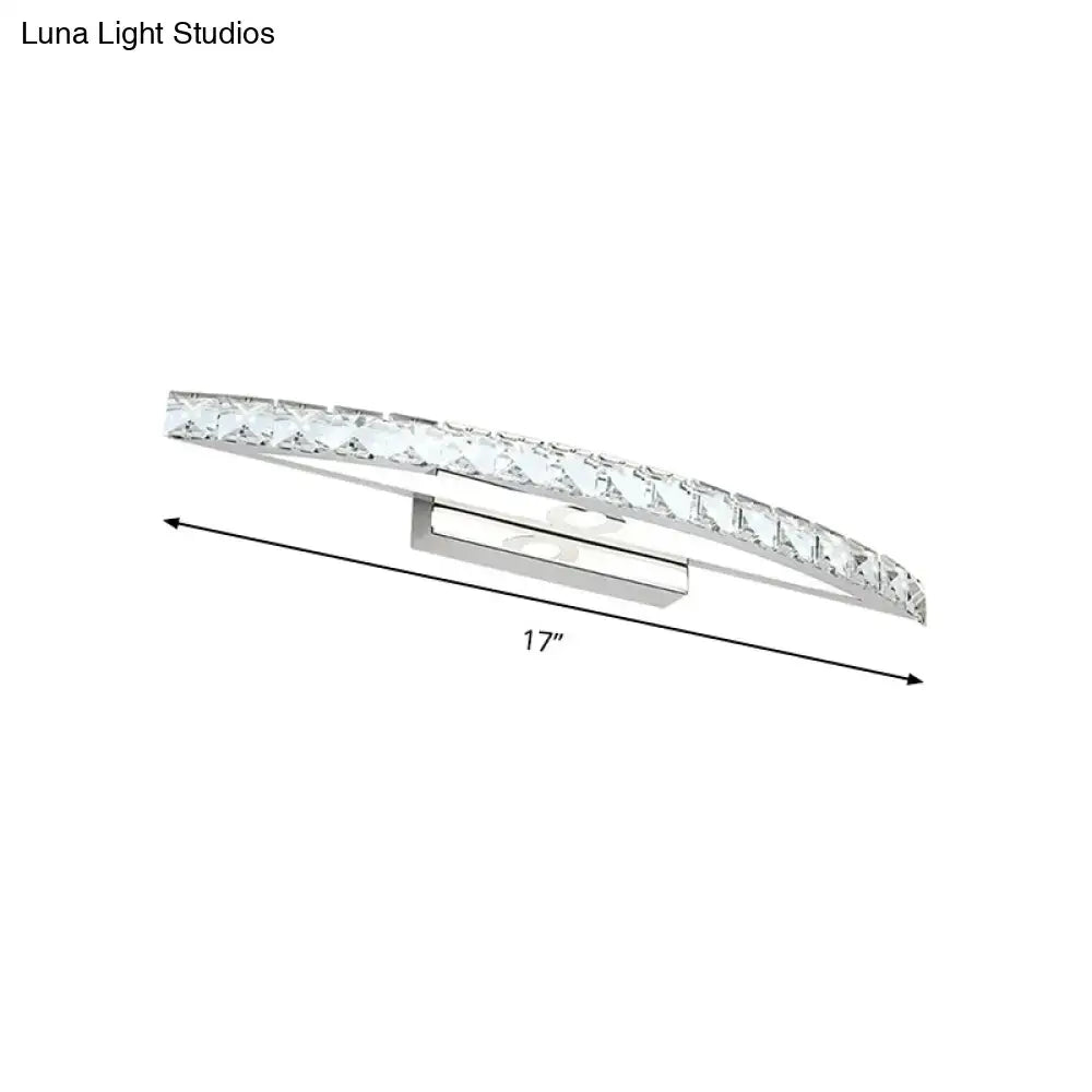 Silver Bow Vanity Sconce