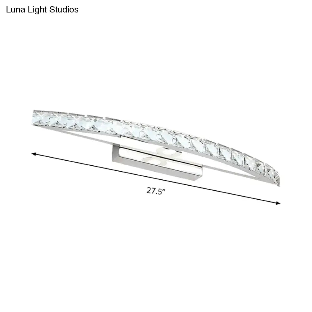 Silver Bow Vanity Sconce