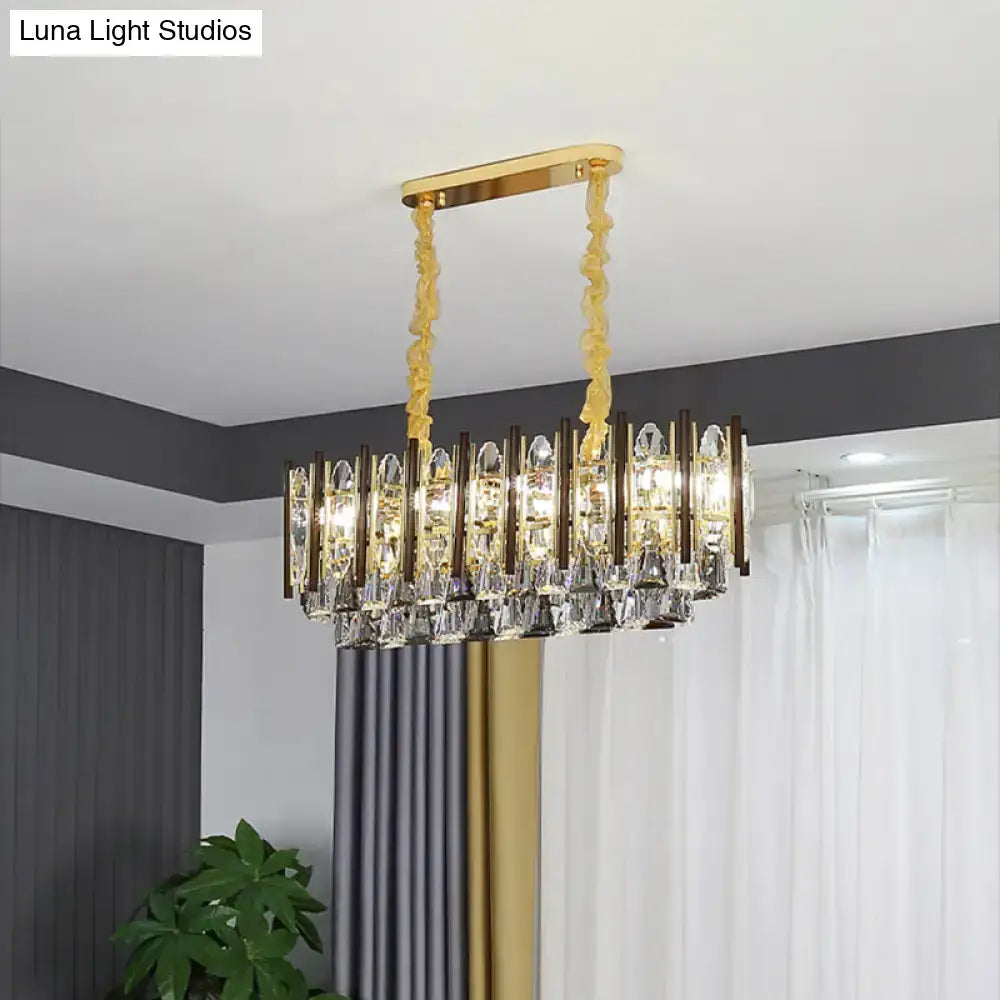 Gold Crystal Cone Fixture