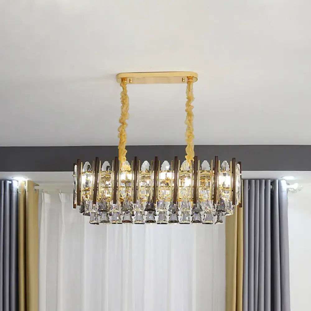 Gold Crystal Cone Fixture