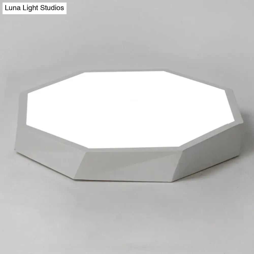 Colorful Hexagonal Ceiling Light