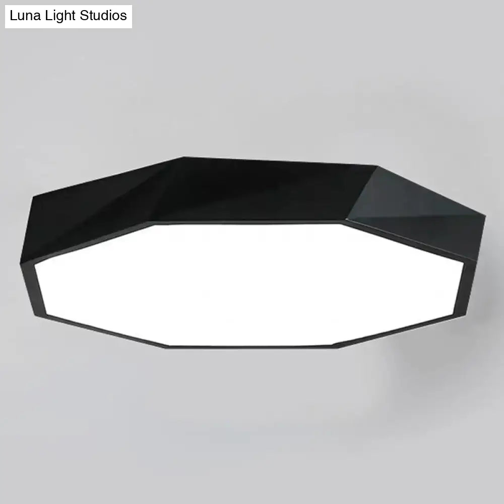 Colorful Hexagonal Ceiling Light