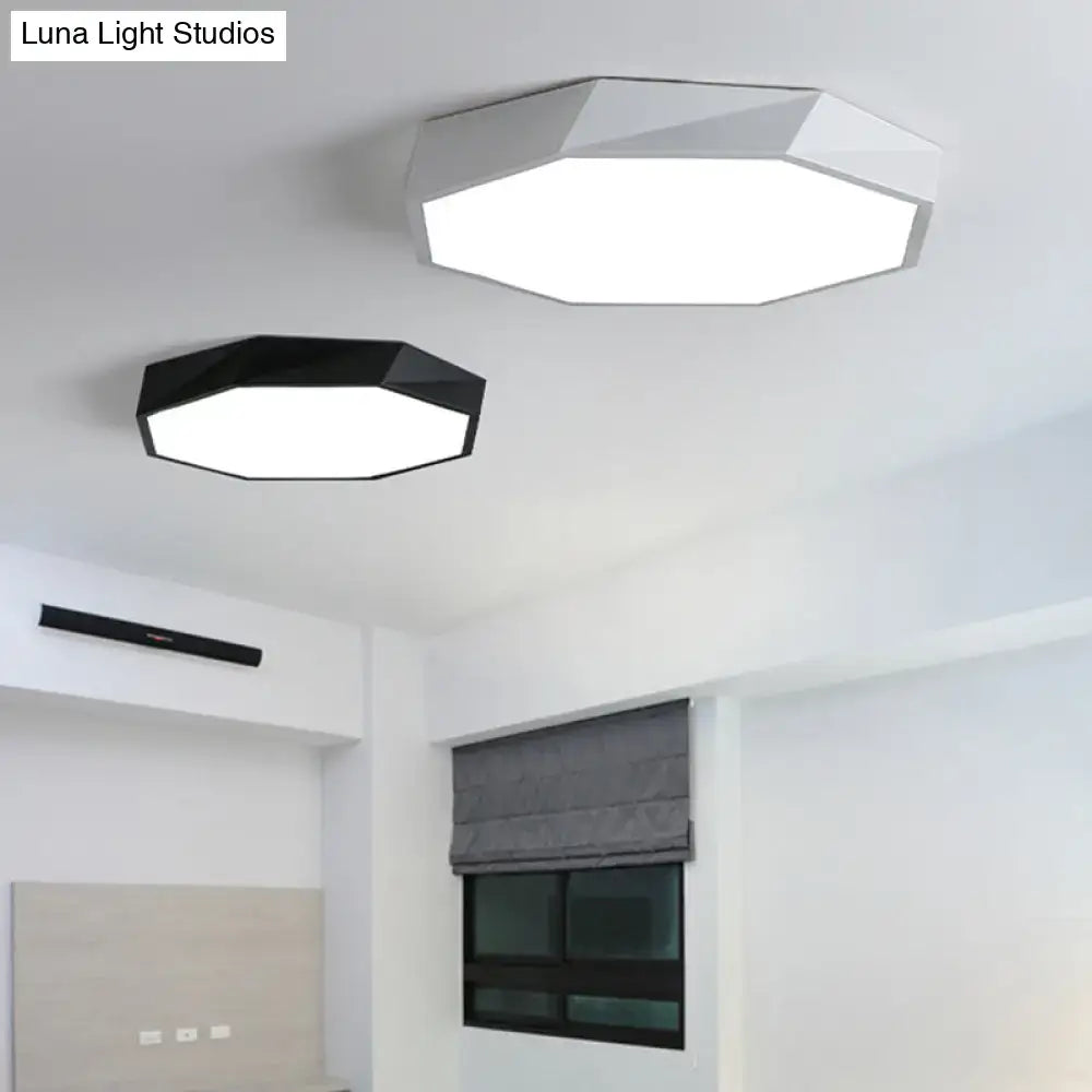 Colorful Hexagonal Ceiling Light