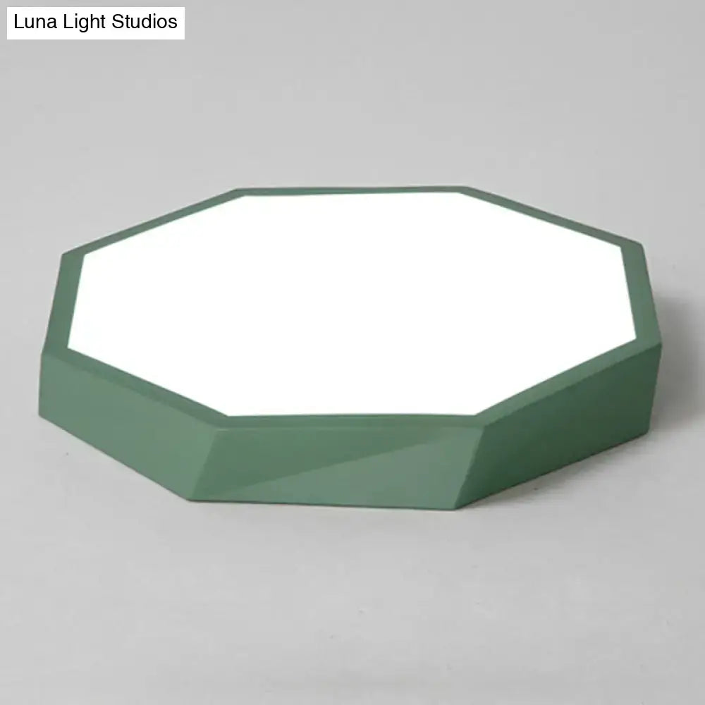 Colorful Hexagonal Ceiling Light