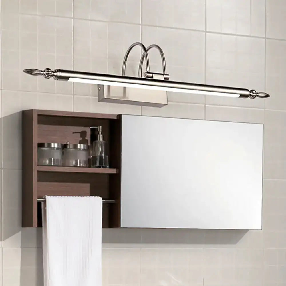 Nickel LED Wall Sconce Three Size Options