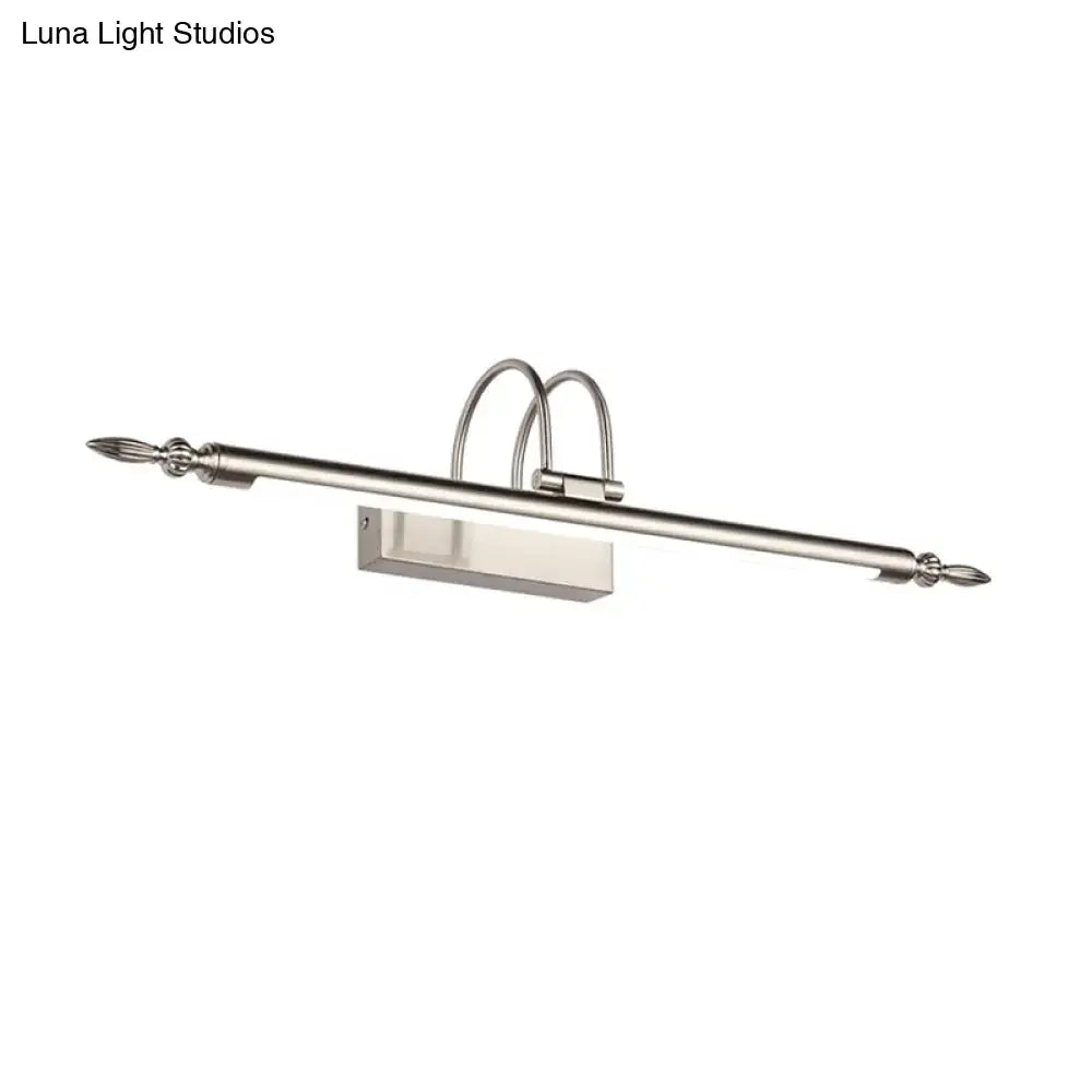 Nickel LED Wall Sconce Three Size Options