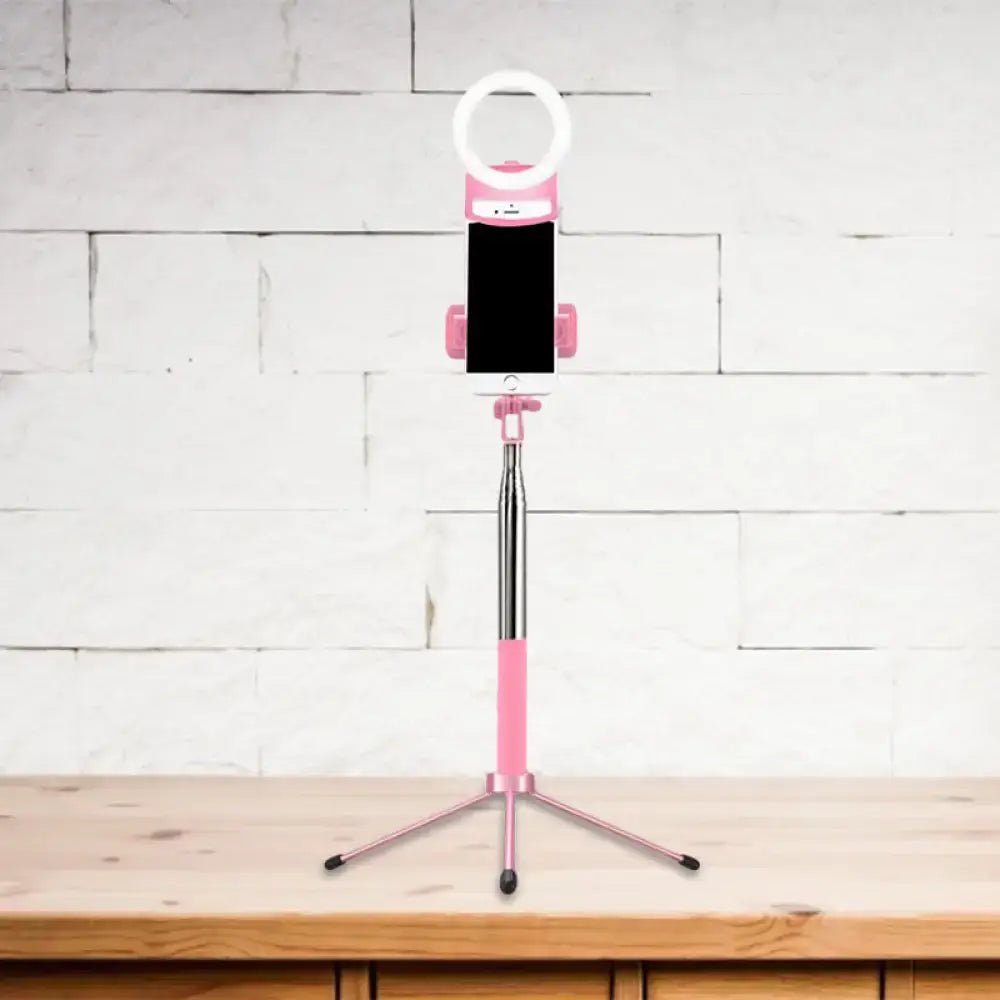 Pink LED Phone Holder Light
