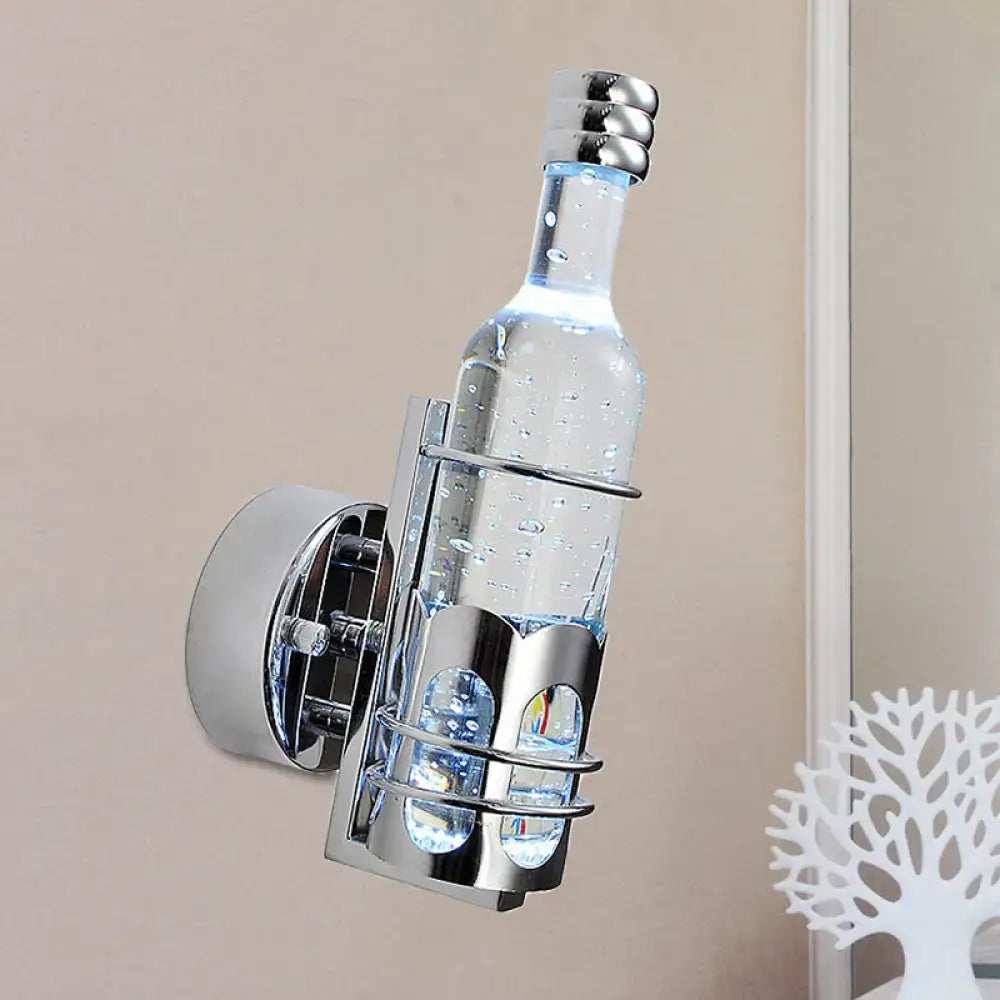 Purple Crystal Wall Lamp