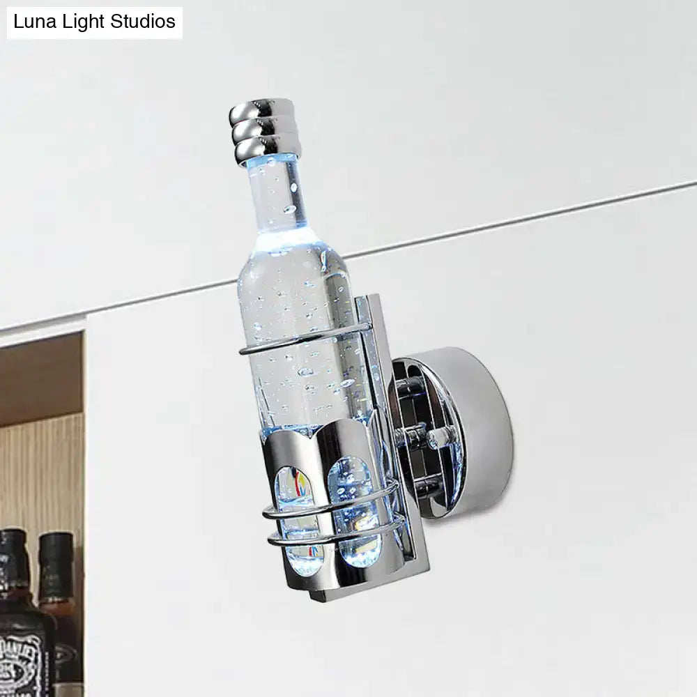 Purple Crystal Wall Lamp