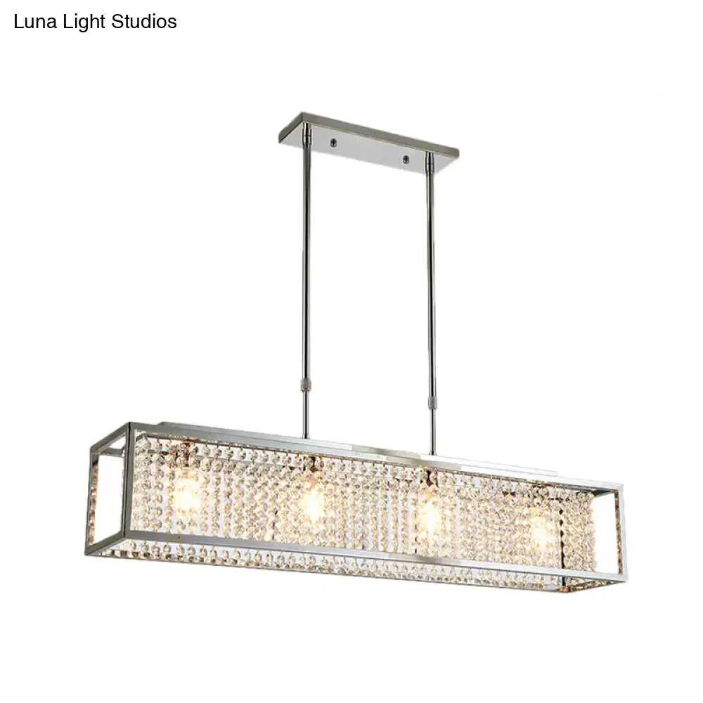 Chrome Crystal Chandelier