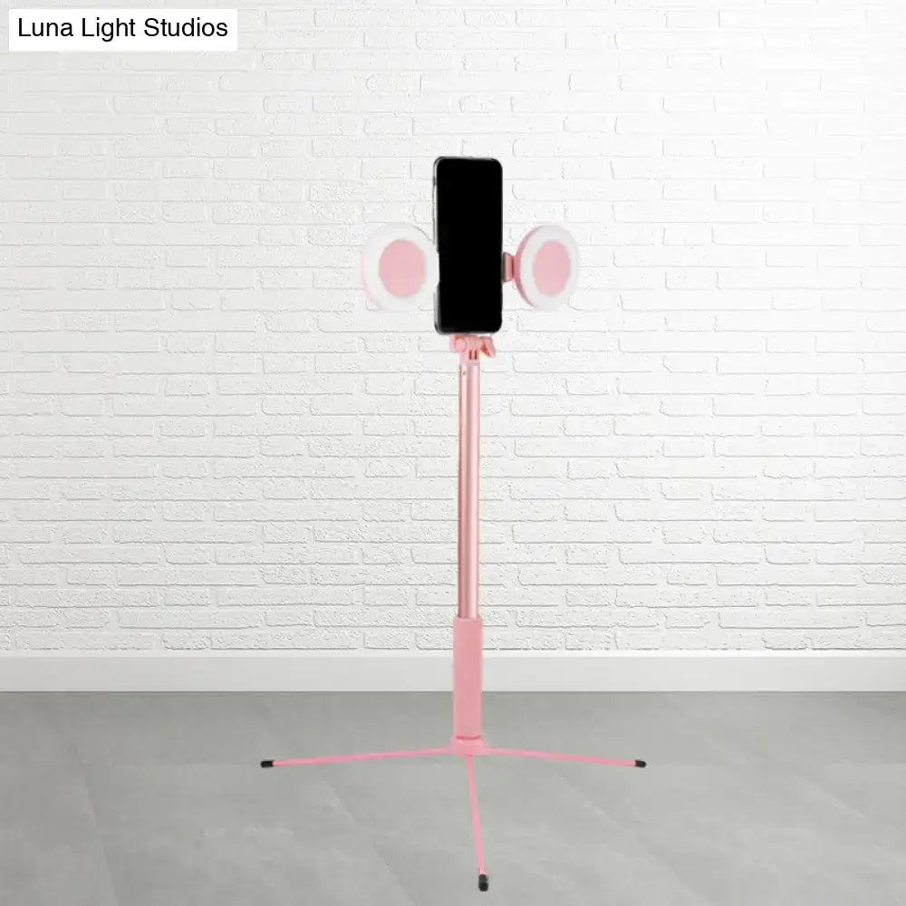 Pink LED Ring Light