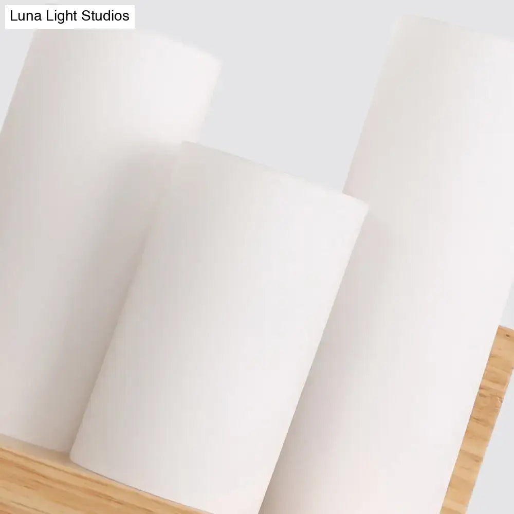 Wood Tube Wall Lamp