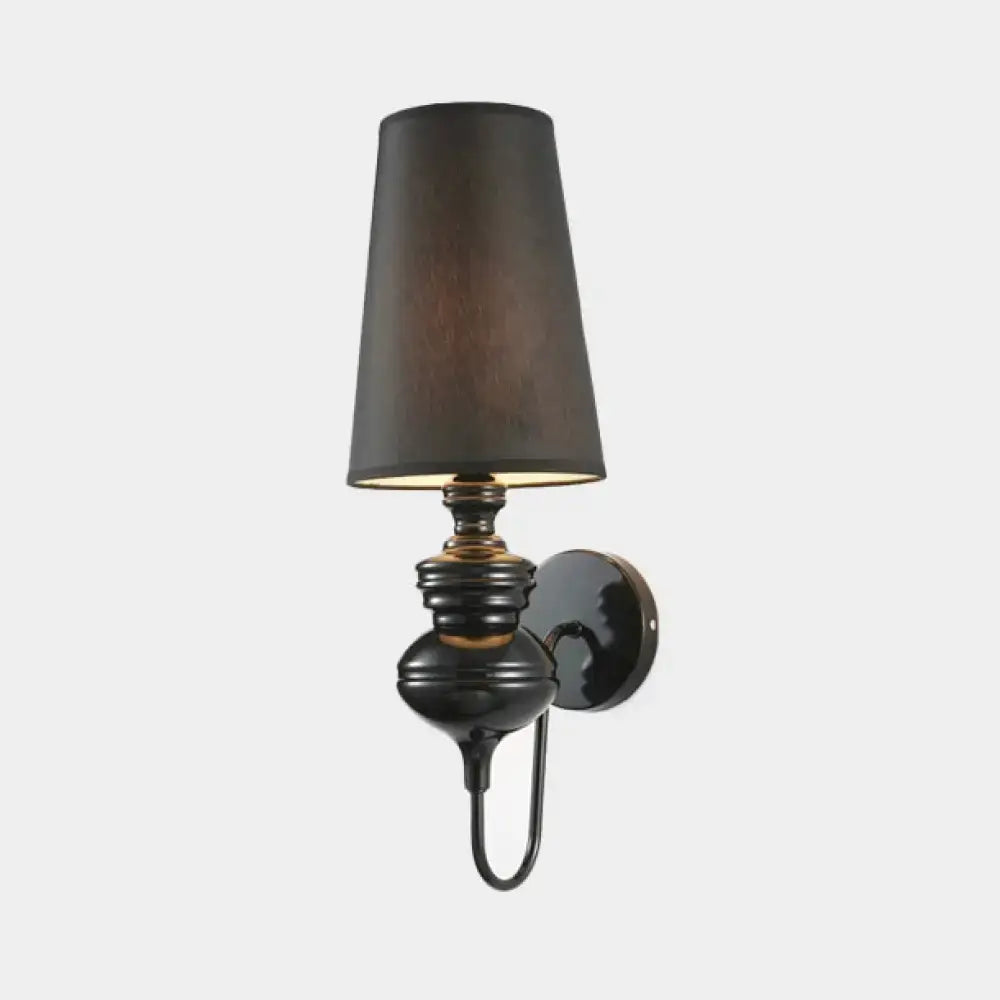 White Ceramic 8-Inch Wall Sconce