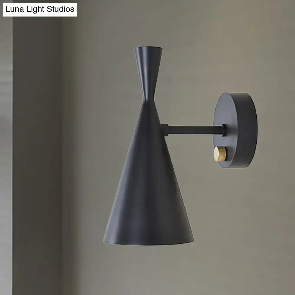Gold Adjustable Arm 3-Light Wall Sconce