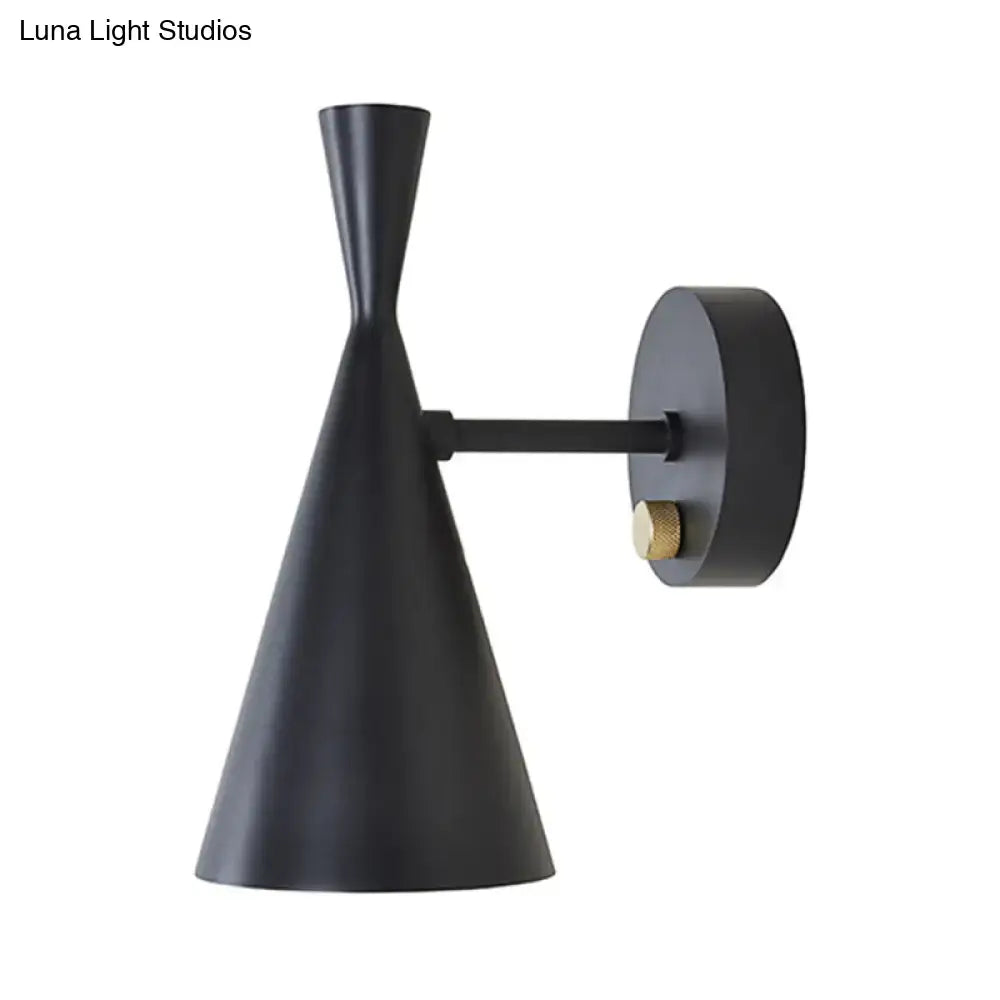 Gold Adjustable Arm 3-Light Wall Sconce