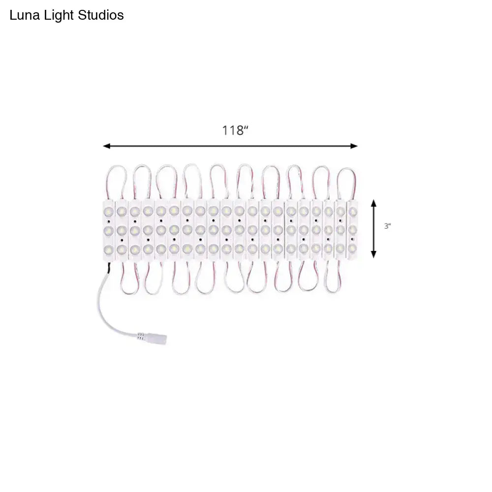 White LED Vanity Strip 118-Inch Length
