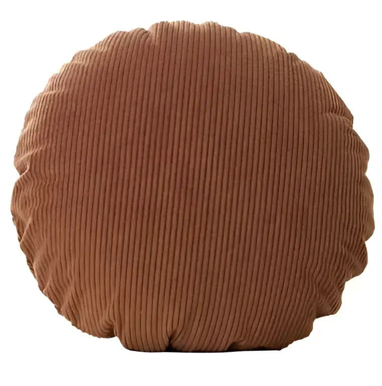 Round Corduroy Pillow Cover