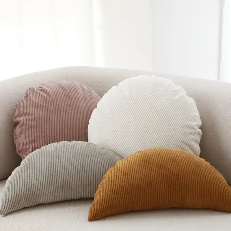 Round Corduroy Pillow Cover