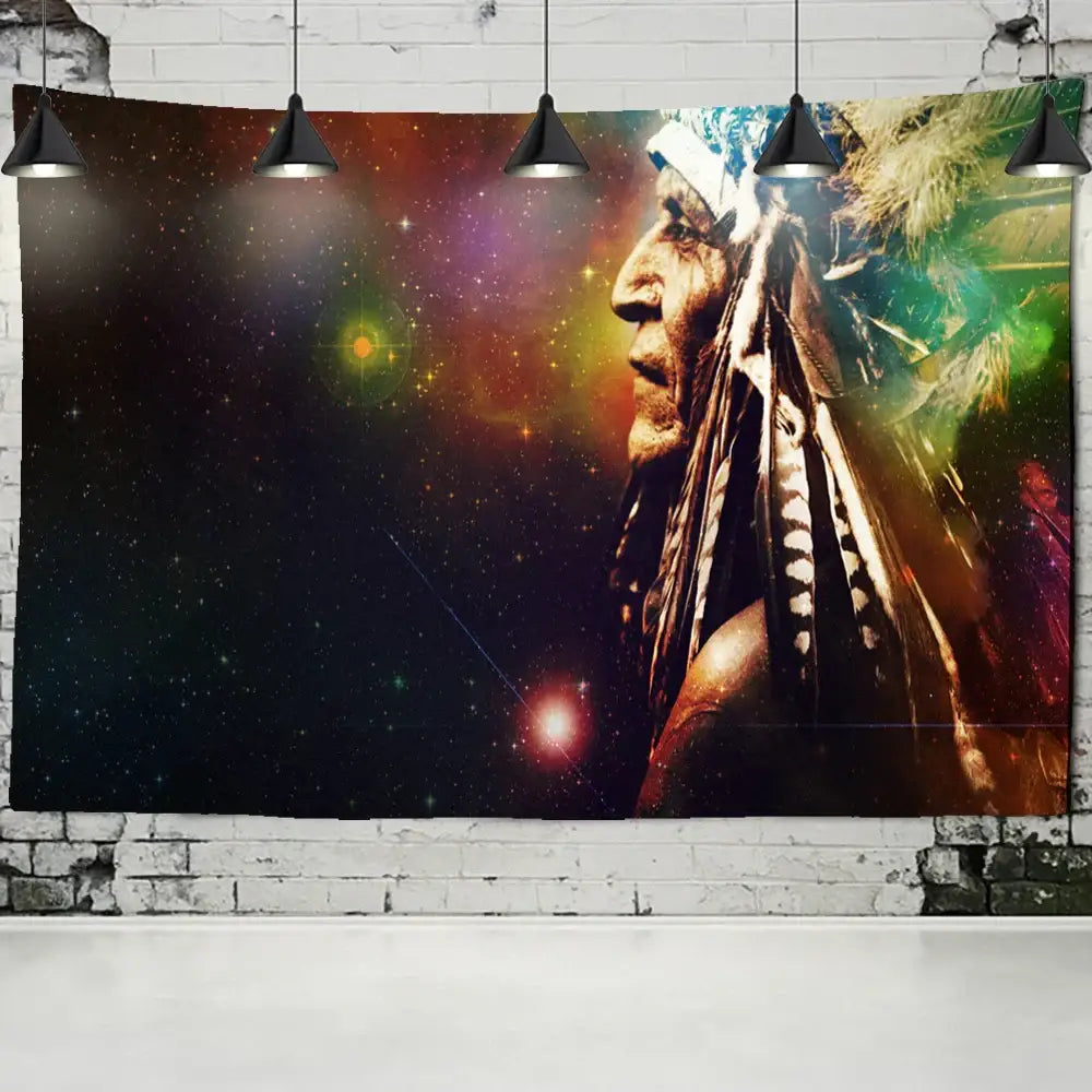 Indian Head Boho Tapestry