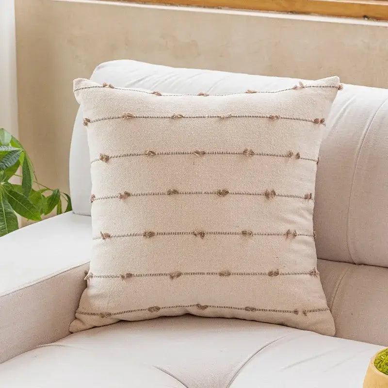 Blue Yellow Stripe Cushions