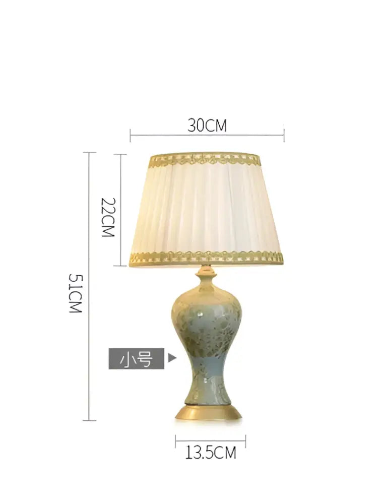 Celadon Ceramic Table Lamp