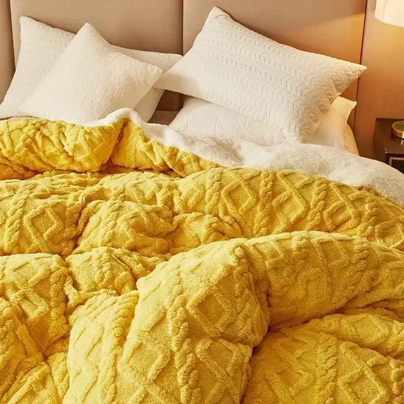 Yellow Cashmere Duvet Cover