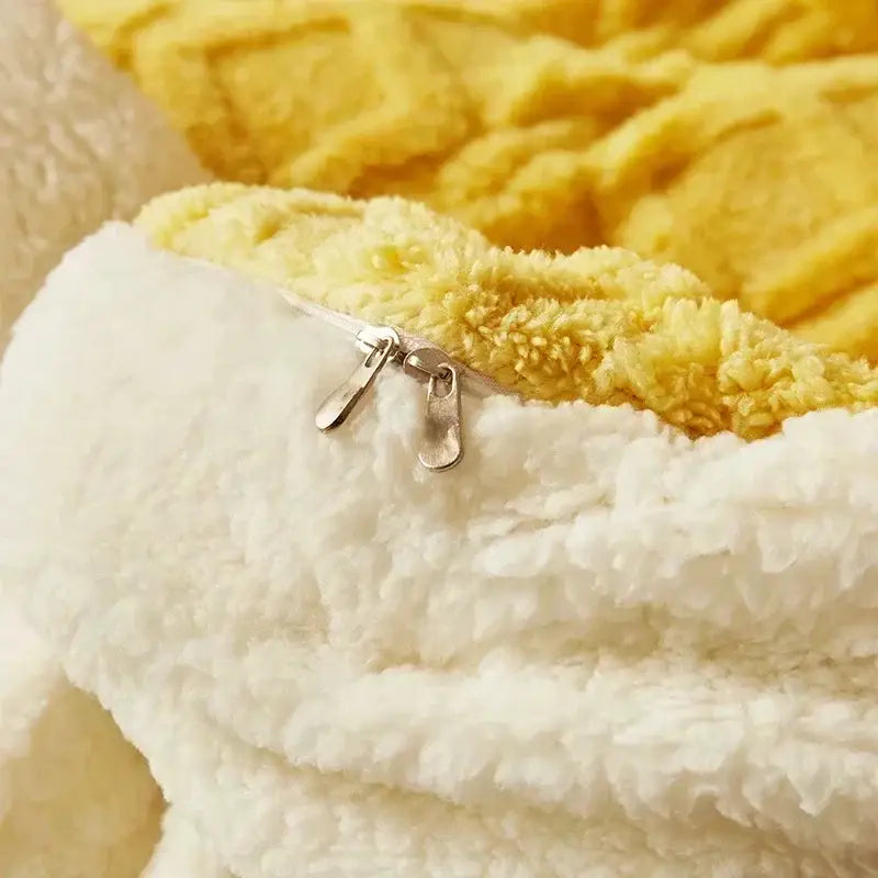 Yellow Cashmere Duvet Cover