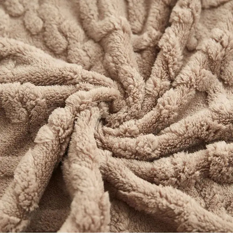 Textured Sofa Throw Blanket
