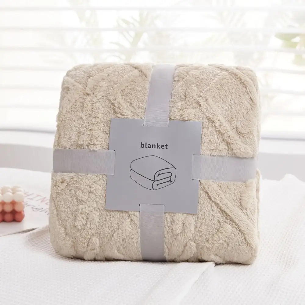 Textured Sofa Throw Blanket