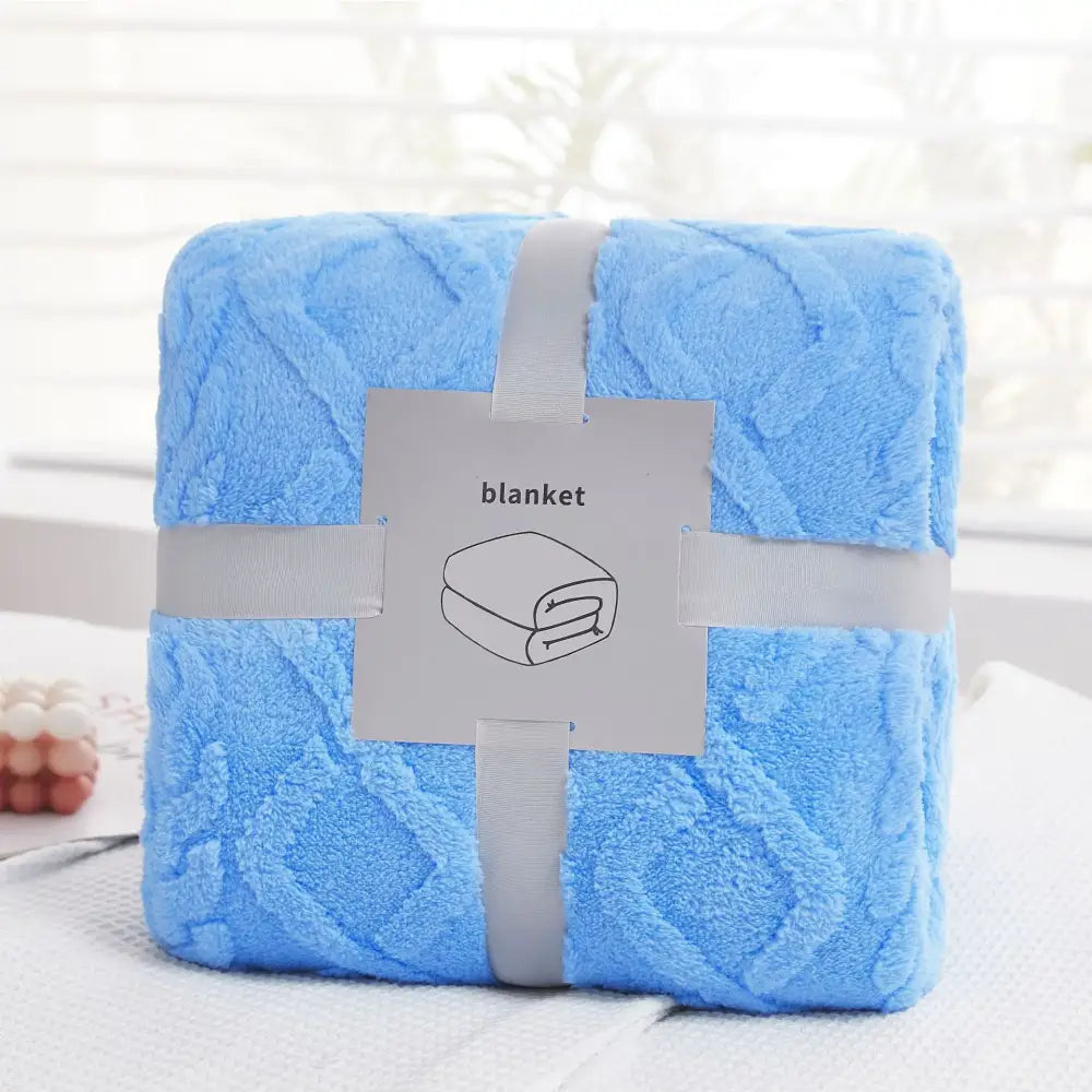 Textured Sofa Throw Blanket