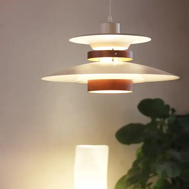 Amber Umbrella Pendant Light