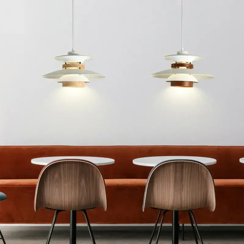 Amber Umbrella Pendant Light
