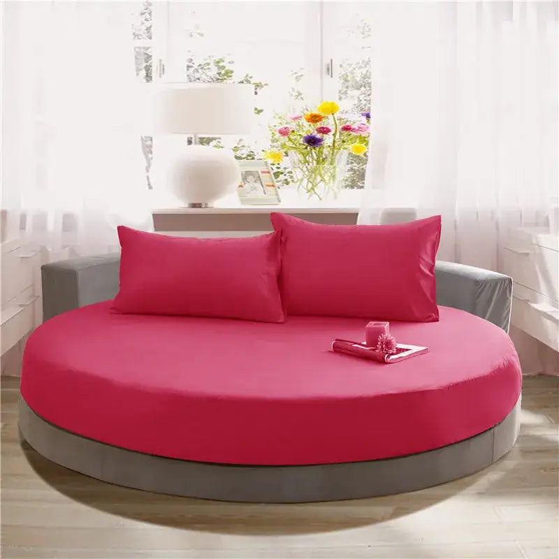 Gray Cotton Fitted Sheet