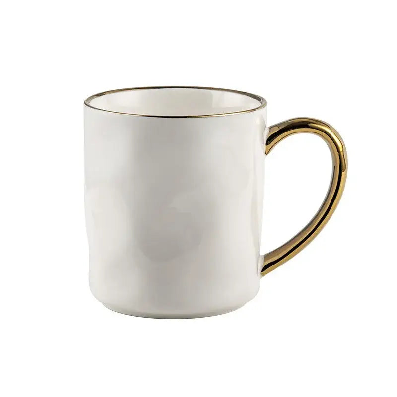 Navy Gold Rim Mug Set