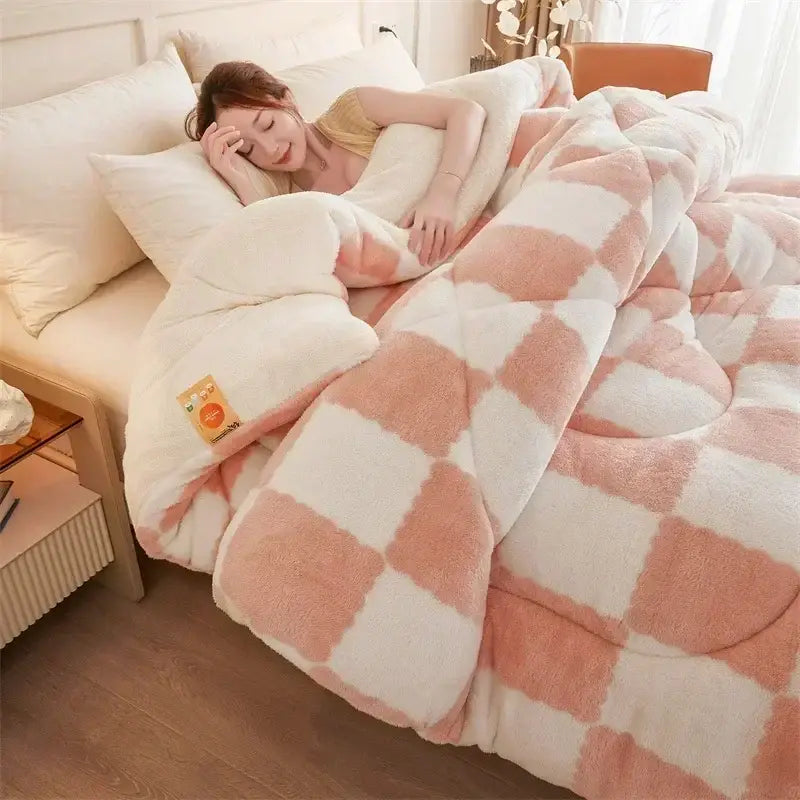 Tan Cashmere Weighted Blanket