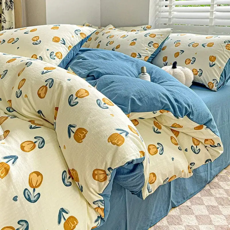 Cream Bunny Cotton Bedding