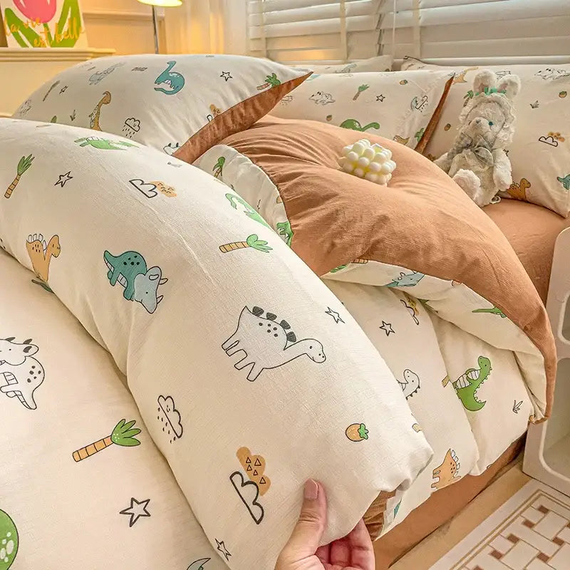 Cream Bunny Cotton Bedding