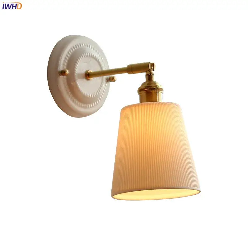 Cream Ceramic Wall Sconce