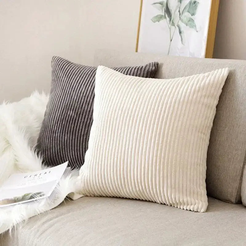 Pink Corduroy Pillow Case