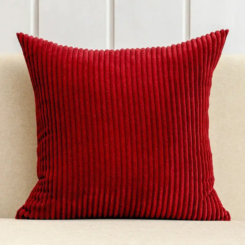 Pink Corduroy Pillow Case