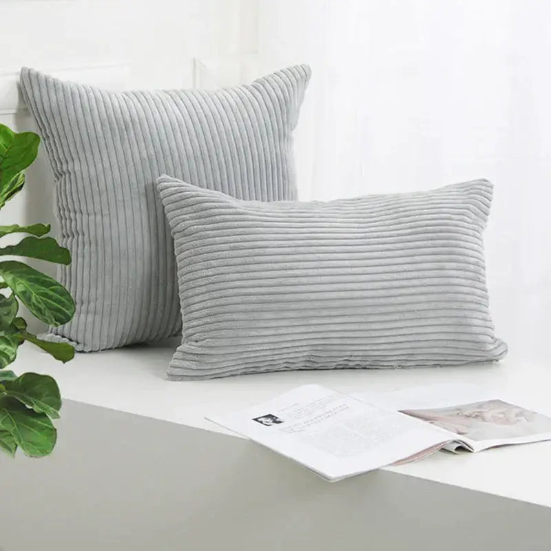 Pink Corduroy Pillow Case