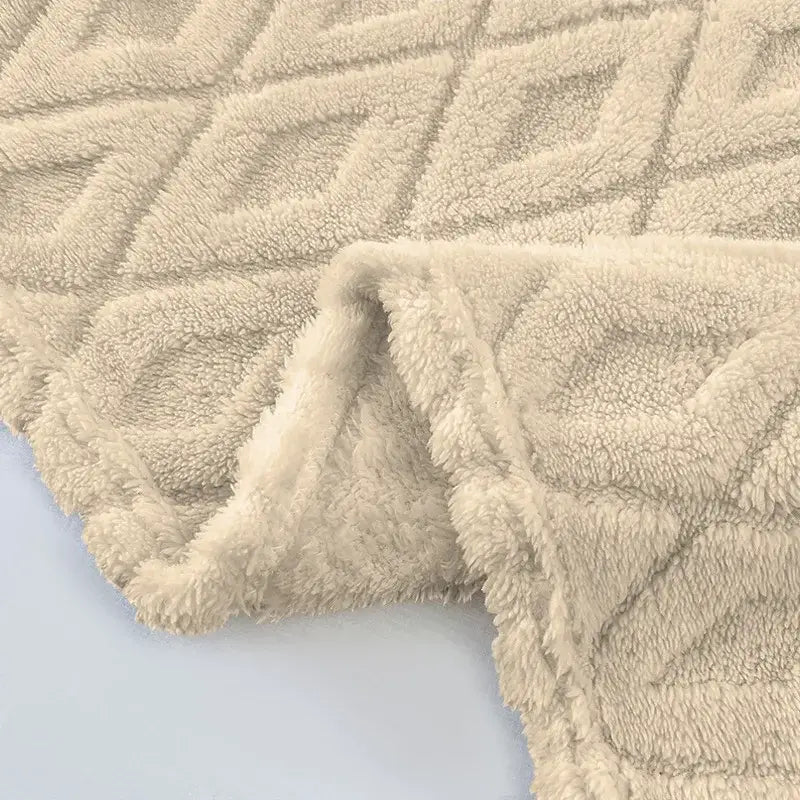 Dark Coffee Fleece Blanket