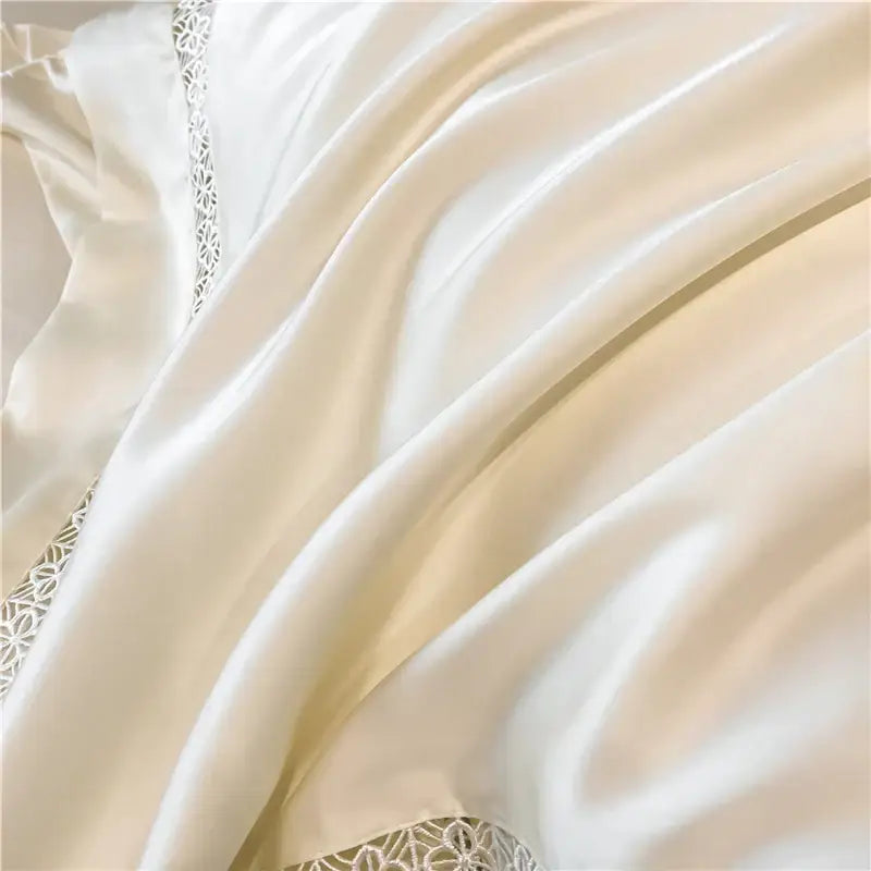 Cream Lace Eucalyptus Bedding