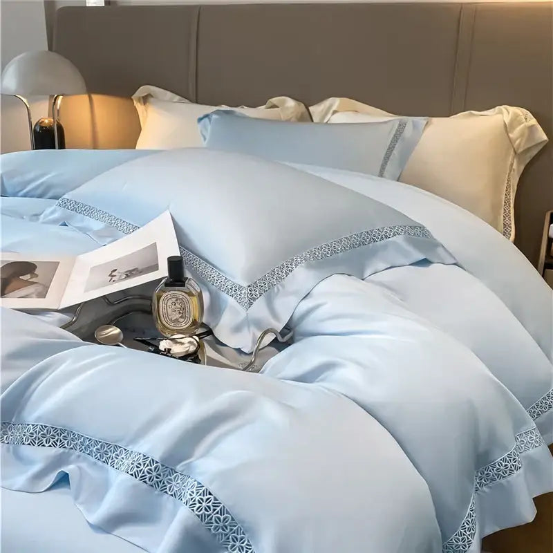 Cream Lace Eucalyptus Bedding
